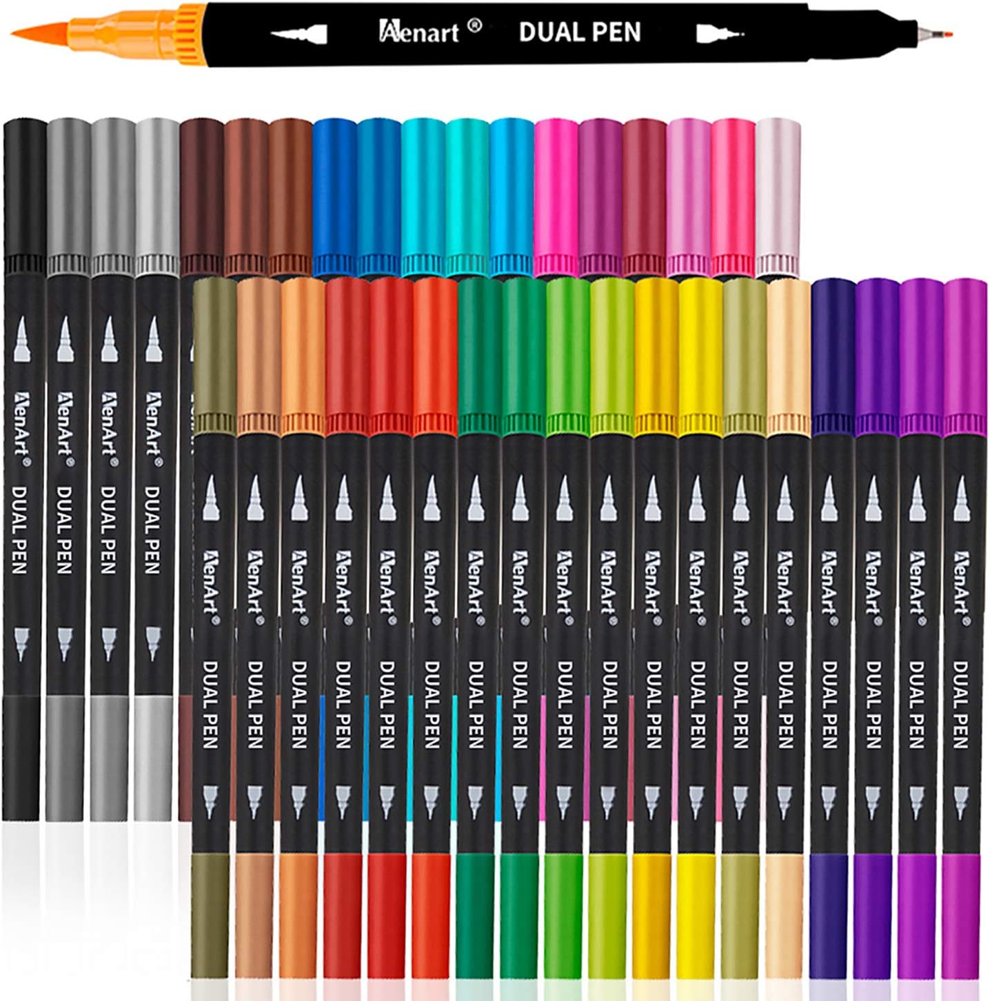 Aen Art Dual Brush Pens 36 Colors