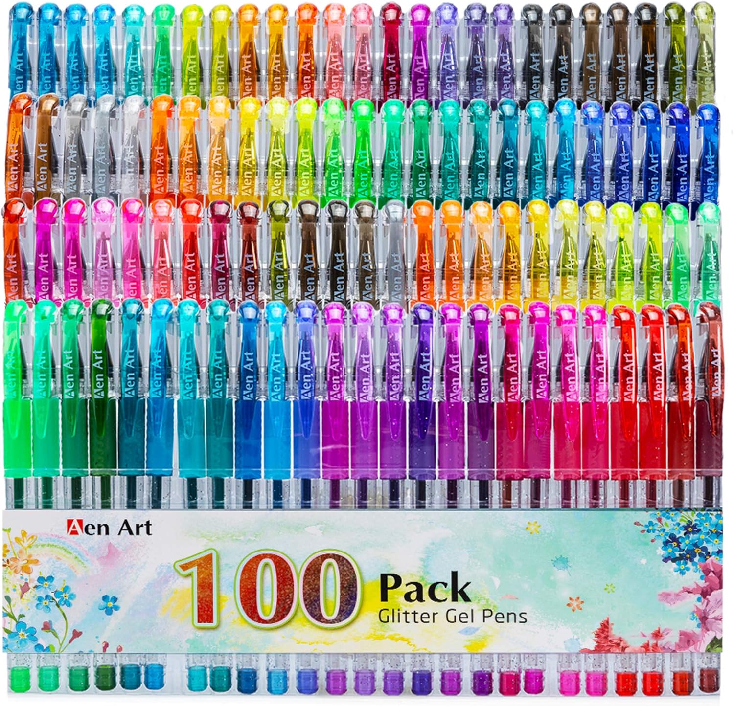Aen Art 100 Glitter Gel Pens